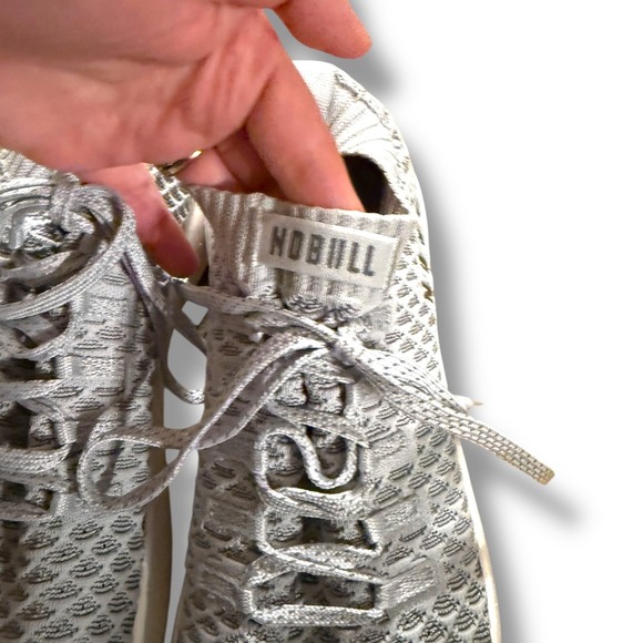 NOBULL Drive Knit Sneakers Size 8 Men's Crater Grey Lightweight Gym Shoes - Picture 5 of 11